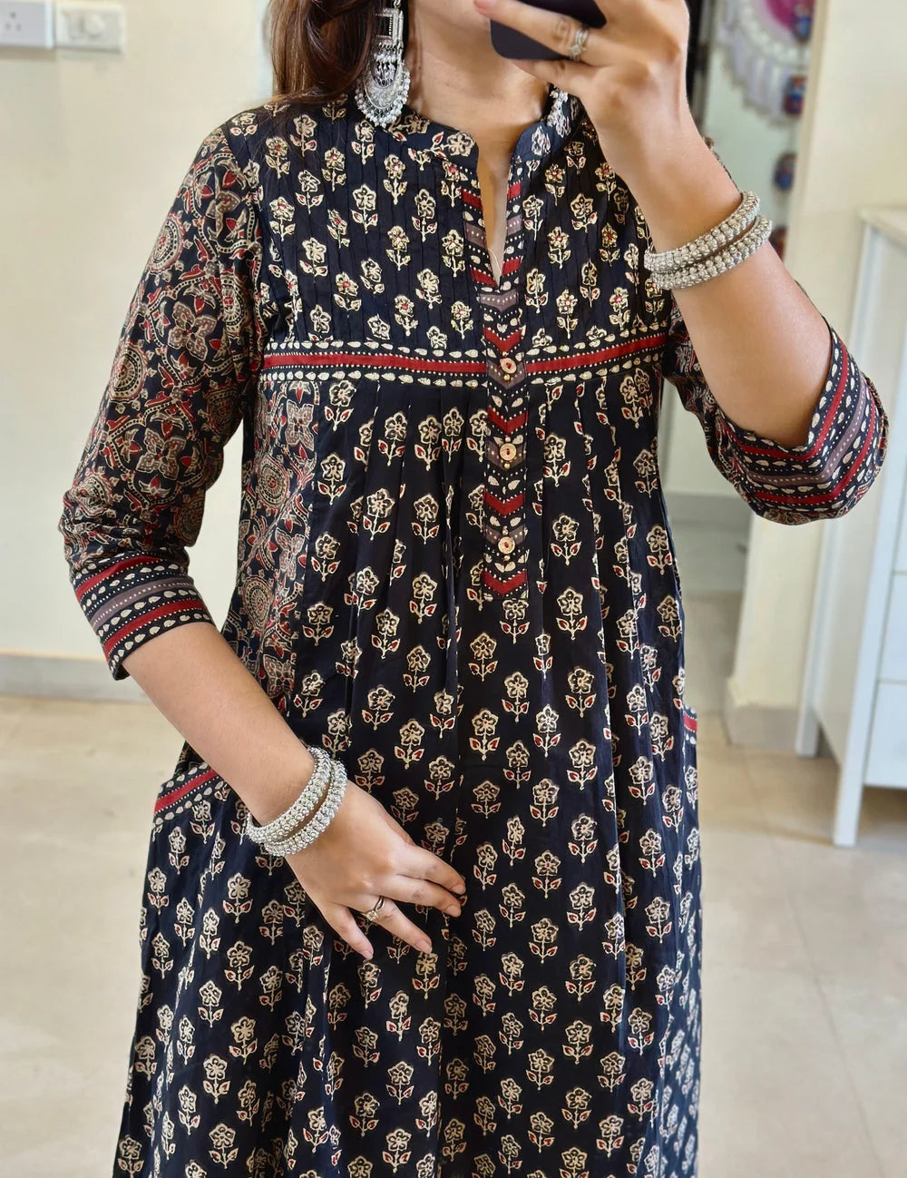 ZYFA Blue Kurta Pant Set with Matching Dupatta for Women