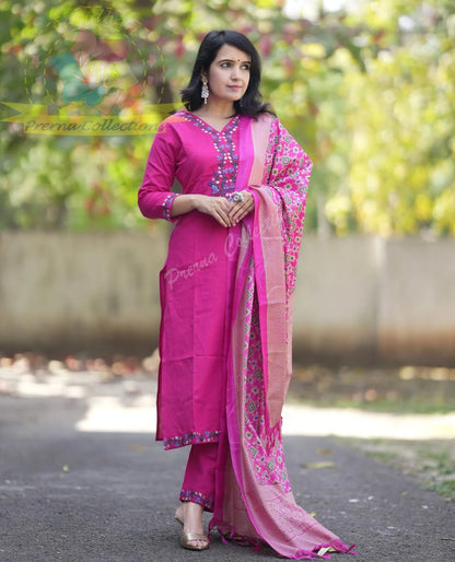 Premium Embroidered Gajji Silk Kurta for Women – Elegant Ethnic Wear | ZYFA